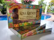 Kona Krunch Macadamia Nut chocolate by Hawaiian Sun 18oz Total SameDay Shipping!