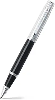 Sheaffer 300 Glossy Black Rollerball Pen with Bright Chrome Cap and Chrome-Plated Trim