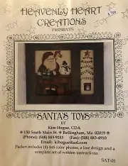 Vintage Christmas Tole Pattern Packet: Santa's Toys by Kim Hogue