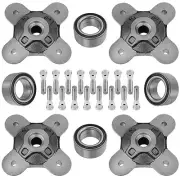 Front Rear Wheel Hub Kit for Polaris RZR XP Turbo 2014-20/RZR XP 4 Turbo 2016-17