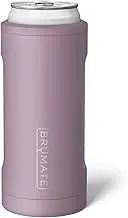BrüMate Hopsulator Slim Can Cooler Insulated for 12oz Slim Cans | Skinny Can Insulated Stainless Steel Drink Holder for Hard Seltzer, Beer, Soda, and Energy Drinks (Lilac Dusk)