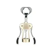 Bartender Heavy Duty Wing Corkscrew Bottle Cap Opener Barware Black Trim