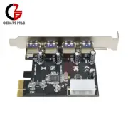 4 Port 5 Gbps Speed PCI-E to USB 3.0 HUB PCI Express Expansion Card Adapter