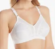 Wonderbra W2620 Classic Support Wireless Bra White 36C NWT