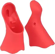 ａ aternee Road Bicycle Brake Hoods, 1Pair Bike Brake Lever Handle Sleeves Protector Cover for Road Bicycle, Biking Supplies