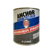 1 x Anchor Shield Hammer Finish Charcoal Paint 4L Durable Protective