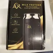 L’OR Barista Milk Frother and Steamer, Black