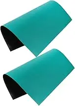Tofficu 2Pcs Heat Resistant Static Table Mat for Laptop Repair Durable High Temperature Resistant Mat for Workbench and Electronic Device Protection