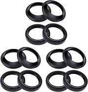 41x53x8 Motorcycle Front Fork Damper Oil Seal 41 53 Dust Cover for RM250 RM250K Upside Down RM 250 AN400 BURGMA All Editions an 400(6pc Seal 6pc Cover)