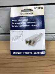 GATE•HOUSE SLIDING WINDOW LOCK, 0235943, MODEL U9824-L