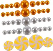 ABOOFAN 5 Sets Floating Candle Balls Christmas Vase Filler Xmas Vase Decorations Safe Sturdy Beads for Centerpieces