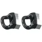2X Bakelite Metal Pressure Pan Cooker Steamer Short Side Handle Set Replacement