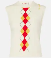 [Marni] Marni Wool vest AU 10 white