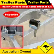 Jet Ski / Boat Keel / Dinghy Trailer Concave Keel Roller Bracket Kit Assembly