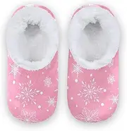 [Caihoyu] Kids Girls Boys Closed Back House Slippers Coral Fleece Non-Slip Soft House Slippers Shoes Home Indoor