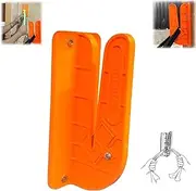 Wall-Mounted Rag Cutter, The Orange Rag Cutter, Rag Cutter Wall Mount, Bailing Twine, Stretchy Tree Ties, Easy and Fast Cutting (1PCS)
