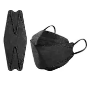 50pcs Kn95 Face Masks Fish Mask Adult Morandi Ffp2 Mask 4 Layer Protective Masks Kf94 Masks Black