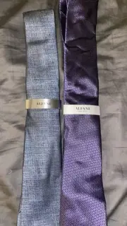 Alfani Men's Set of 2 Ties - New with tags Necktie Gifts For Him
