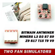 2Pcs Fan Simulators For Bitmain Antminer L3 D3 Z9 T15 T9 V9 S7 S9 S17 Miners
