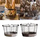 Egg Basket Portable Fruit Holder Country Serving Bowl Storage Basket for