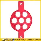 Pancake Egg Ring Maker Silicone Nonstick Kitchen Cooking Tool With 7 Holes *AU