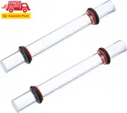 Acrylic Rod Clay Rolling Pin, 2Pcs Polymer Clay Craft Clear Roller, round Tube f