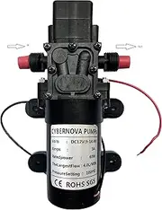 DC12V 100 PSI 4.0L / m Pump (Integrated pressure switch) High Pressure High Pressure Water Self-priming pump with pressure switch Caravan/Boat/Camper/Garden
