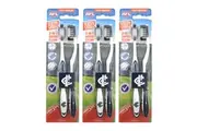 6pc AFL Soft Medium Toothbrush Oral Care Carlton Blues Kids Adults 6y+