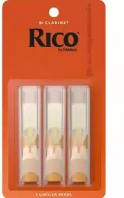 3-Pack Bb Clarinet Reeds Strength 1.5 Rico RCA0315