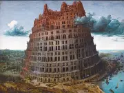 The Tower of Babel Accent Tile Mural Kitchen Bathroom Wall Backsplash 8x6
