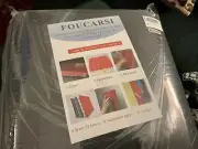 Foucarsi Set Of 3 Black Acoustic Foam Panels B088NZTTKT SEALED