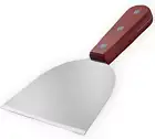 Stainless Steel Slant Grill Griddle Spatula Scraper Diner Flat Straight Blade...