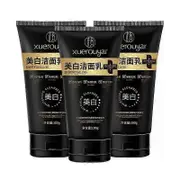3Pcs Whitening Facial Cleanser Brightening Niacinamide Purifying Whitening Cleanser Cleansing 100g