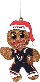 FOCO Houston Texans NFL Gingerbread Man Holiday Ornament