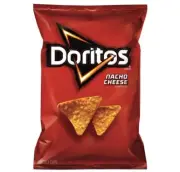 DORITOS Nacho Cheese Tortilla Chips 2 oz - Bold Crunchy Flavor Snack