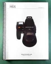 Hasselblad H6X Instruction Manual: Full Color & Protective Covers