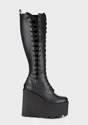 [Current Mood] Like A Lullaby Lace-Up Boots