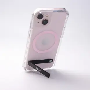 Moxbii 極空戰甲六代 (For iPhone 13)  磁吸+支架 追劇神器 二合一  支架殼 不變黃 透明