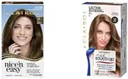 Clairol Permanent Hair Colour Bundle: Clairol Nice'N Easy 6A Natural Light Ash Brown + Clairol Root Touch Up Permanent - 6 Light Brown, For Brown Hair