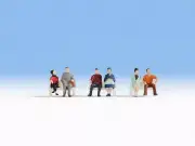 Hobby Series - Seated People (6) - OO/HO figures - Noch 18130
