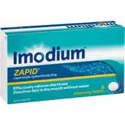Imodium Zapid Diarrhoea Relief Dissolving Tablets 6 pack