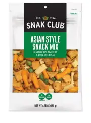 Snak Club 1721466 Century Snacks Asian Style Snack Mix (6.75 OZ, 6 Per Case)
