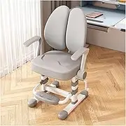 Kids Desk Chair,Home Office Chair Computer Chairs with Armrest and Footrest for Boys Girls,Mesh Ergonomic Student Chair with Adjustable Height(Gray)