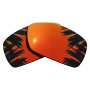 Orange Red Mirrored Replacement Lenses for-Oakley Splinter Sunglasses Polarized