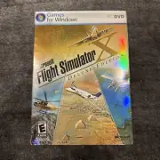 Microsoft Flight Simulator X Deluxe Edition PC DVD Windows NEW SEALED
