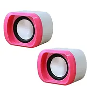 Stereo Desktop Speakers - Portable Multimedia Speaker Computer Speaker,Desktop Speakers USB Speaker with Clear Sound Quality for Family Friends