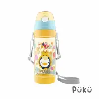 在飛比找momo購物網優惠-【PUKU藍色企鵝】動物萬花筒Tritan水壺550ml-芥