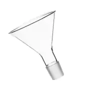 Short Stem Powder Funnel Triangular Small Amount Liquid Transfer Lab