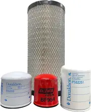 Maintenance Filter Kit Compatible with Takeuchi TL10V2 W/Kubota V3307 Eng.