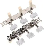 VINTORKY Guitar Tuning Keys Locking String Tuners for Classical Guitars Set of Tuning Pegs Slide Ring Easy Installation